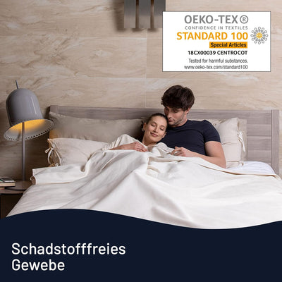 Imetec Scaldasonno Adapto Wärmeunterbett für Doppelbett 150x160 cm, schnelle Erwärmung, personalisie