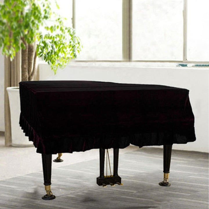 Grand Piano Keyboard Cover Anti -Scratch Piano Cover Gold Samt Klavierdeckel Klavier Schutzstoff Kla