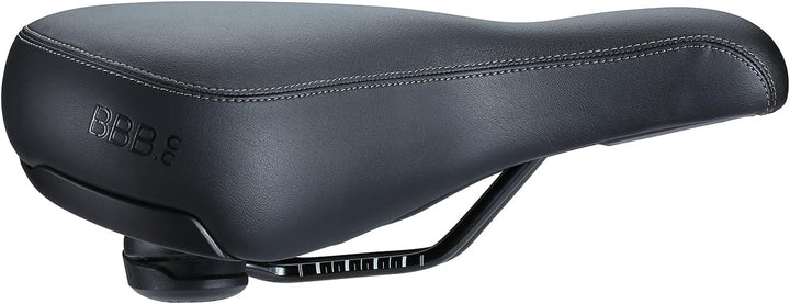 BBB Cycling SoftShape Relaxed Anatomischer Fahrradsattel I Bequemer Fahrradsitz Unisex I Komfortable
