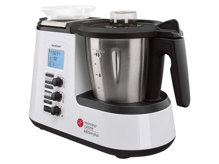 Silvercrest Monsieur Cuisine Edition Plus, multifunktional, waschbar, Schwarz/silberfarben