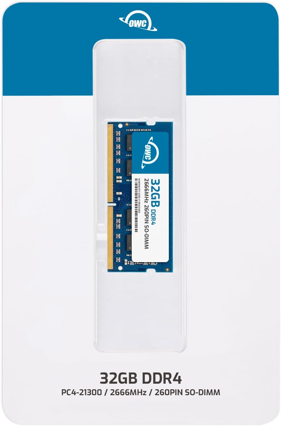 OWC - 32GB Memory Upgrade Modul - PC21300 DDR4 2666MHz SO-DIMM für Mac Mini (2018 - aktuell), iMac (