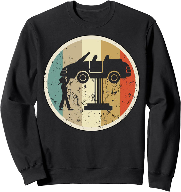 KFZ Mechaniker Mechatroniker Werkstatt Retro Vintage Grunge Sweatshirt