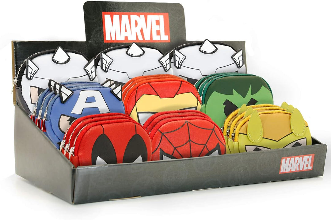 Marvel Sortiert Marvel-Chibi Pill Geldbörse Zähleranzeige, Mehrfarbig
