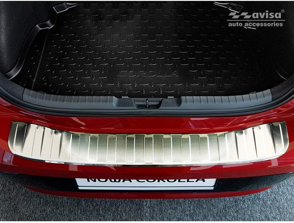 Avisa Edelstahl Heckstossstangenschutz kompatibel mit Toyota Corolla XII HB 2019- (inkl. GR-Sport) '