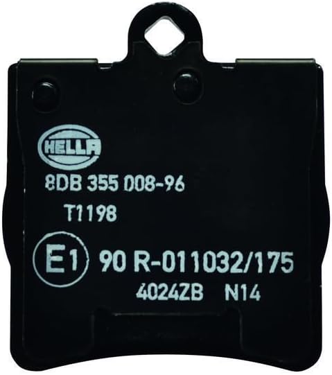 HELLA PAGID 8DB 355 008-961 Bremsbelagsatz - T1198 - Dicke/Stärke: 15.3mm - Bremssystem: Teves - nic