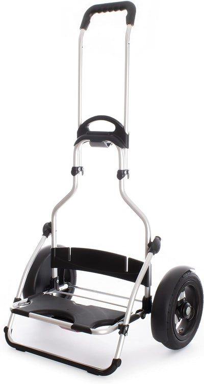 Andersen Shopper Royal Plus Alu klappbar mit Luftreifen Ø 25 cm und 74 Liter Tasche Fado 2.0 mit Küh