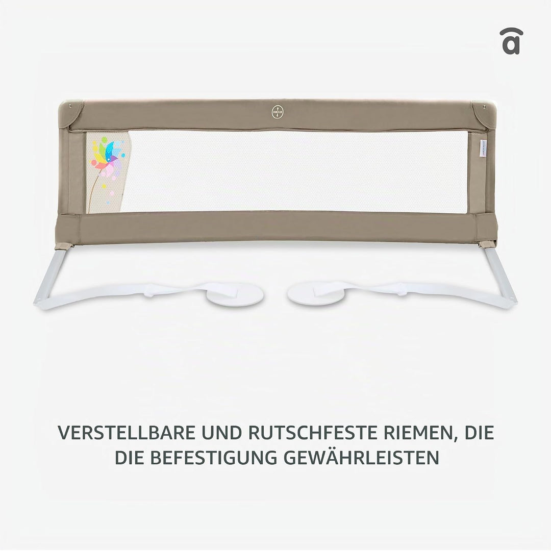 ASALVO 151505.0 Bettgitter 150 x 43,5 cm, Weiss Weiss, Weiss