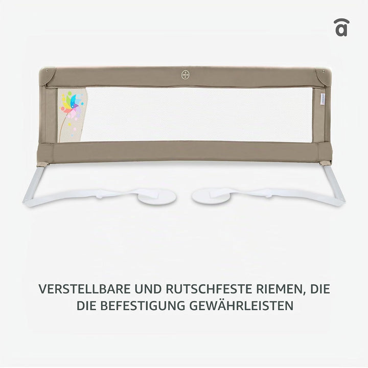 ASALVO 151505.0 Bettgitter 150 x 43,5 cm, Weiss Weiss, Weiss