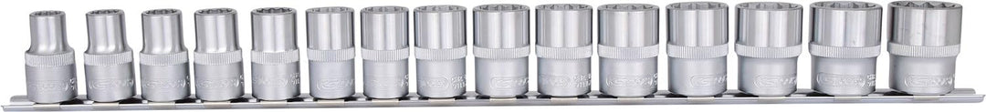 KS Tools 911.1285 1/2" 12-kant-Stecknuss-Satz, 15-tlg., 10-24mm
