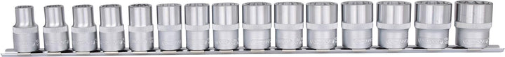 KS Tools 911.1285 1/2" 12-kant-Stecknuss-Satz, 15-tlg., 10-24mm