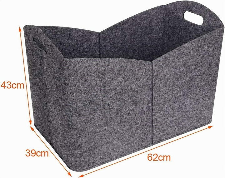 Holzkorb für Kaminholz, Faltbar Kaminholzkorb Holzkorb,Extra Dicker Brennholzkorb Feuerholzkorb Kami