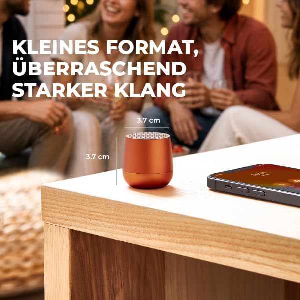 Lexon Mino+ Bluetooth-Lautsprecher (Hellgelb), Hellgelb
