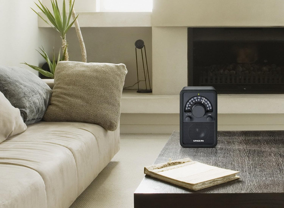 Sangean WR-15BT Retro bluetooth Radio mit AM und FM - Schwarz