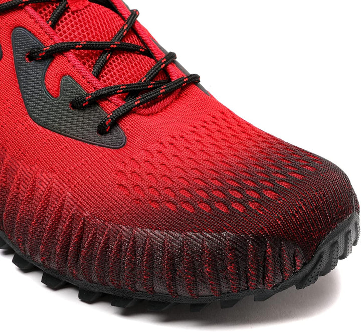 Kricely Traillaufschuhe Herren Leicht Atmungsaktiv Wanderstiefel rutschfest Laufschuhe Outdoor Fitne