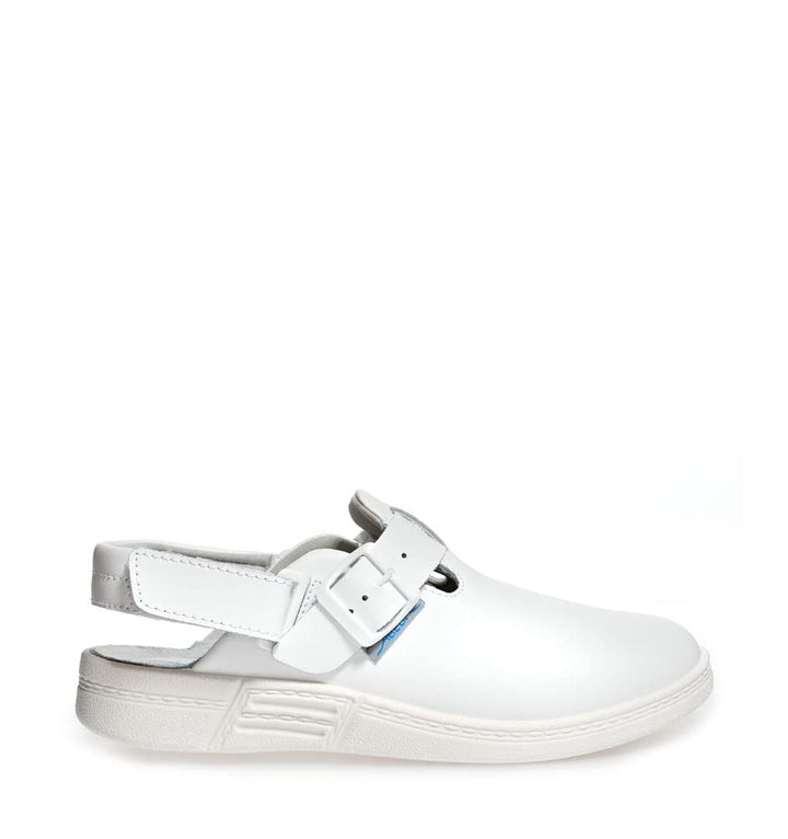 Abeba Clog 7208 - the original, Glattleder, weiss, zertifiziert, 35 35 EU, 35 EU