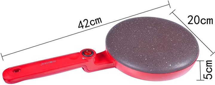 Crepes Maker,650 Watt,Anti-Haft,Crêpe-Maker-Cordless für hauchdünne Crêpes,Teflon-Antihaftbeschichtu