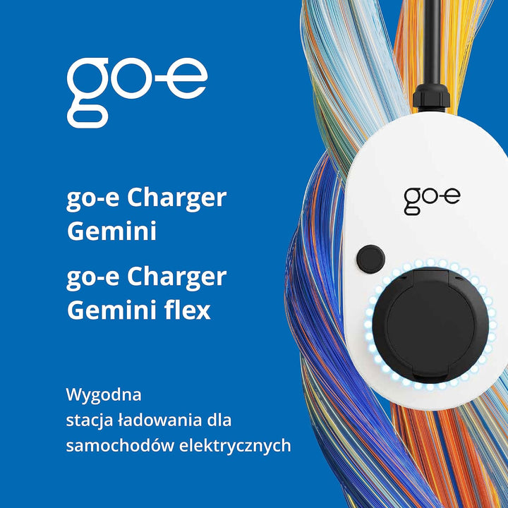 go-e Charger Gemini 11 kW Ladestation Wallbox 1,8 m Anschlusskabel 5-adrig Typ 2 Dose Ladestrom bis
