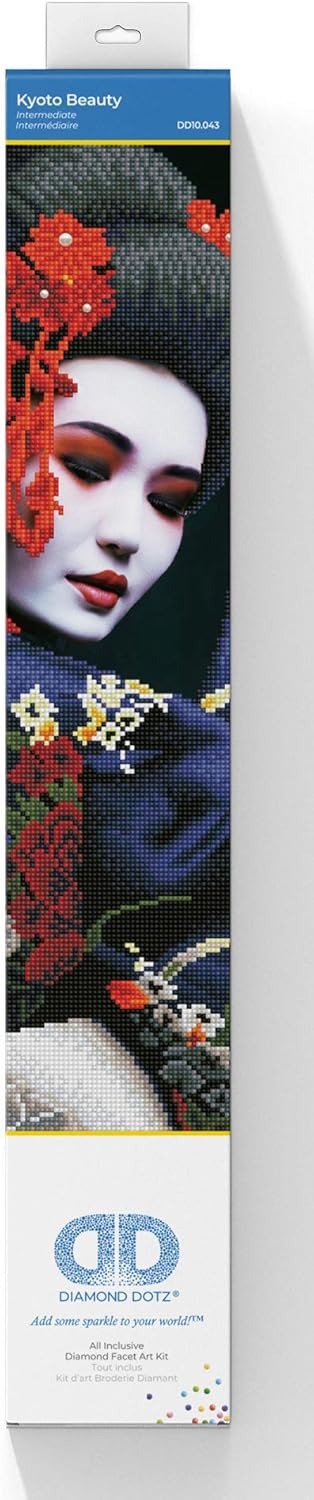 Diamond Dotz DD10-043 Kyoto Beauty, ca. 50 x 60 cm gross, Diamond Painting, Malen mit Diamanten, fun