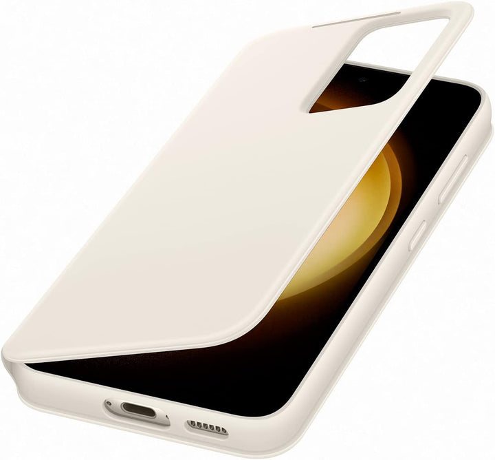 Samsung Smart View Wallet Smartphone Case EF-ZS911 für Galaxy S23, Handy-Hülle, Kartenfach, Sichtfen