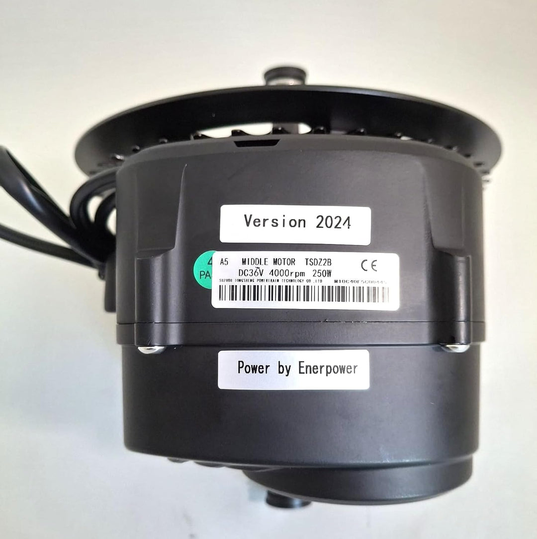 Enerpower Tongsheng TSDZ2 36V 250W Mittelmotor (Edition 2021) mit Zubehör Display & Version wählbar