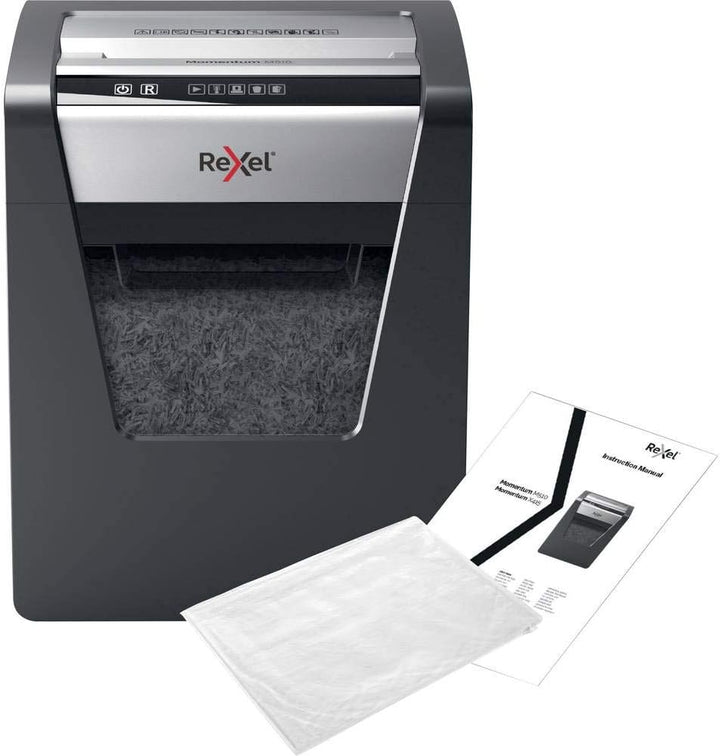 Rexel Aktenvernichter Momentum M510, Mikroschnitt, 11-10 Blatt A4 (70-80 g/m²) Kapazität, Sicherheit