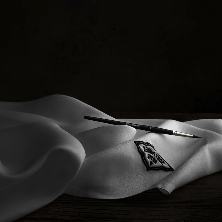 Josephinenhütte Pflegeset (Leinentuch und Pinsel)