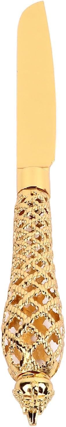 Gold Kuchen und Tortenheber Set, Kuchenmesser und Heber, Hochzeitstorte Schneideutensilien, 1 Satz