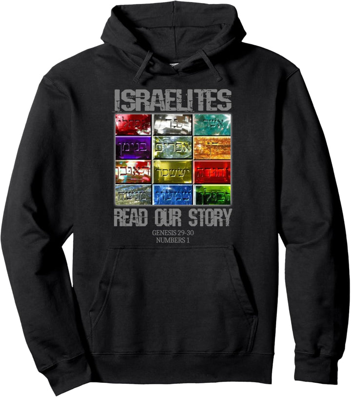 Hebräische israelitische Kleidung lesen Sie unsere Geschichte Pullover Hoodie