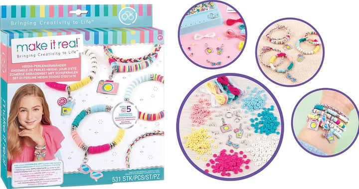 Lansay Make It Real – Heishi Sommertage – Herstellung von Kinderschmuck – ab 8 Jahren