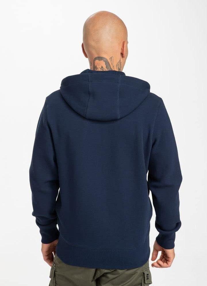 Pitbull West Coast Hoodie mit Reissverschluss Pique Logo 21 Dunkelblau XL