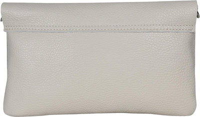 AmbraModa GLX11 - Damen Umhängetasche, Clutch, Handytasche aus echtem Leder mit abnehmbarem und vers