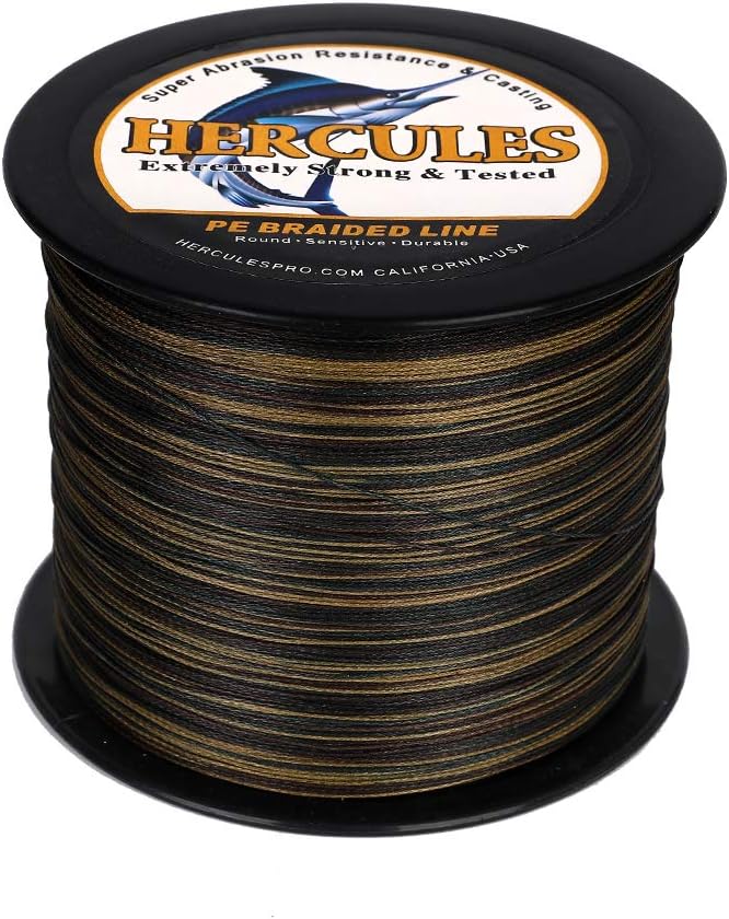 HERCULES Super Cast 100m - 2000m 109-2196 Yards Geflochtene Angelschnur 6lb - 100lb Test für Salzwas