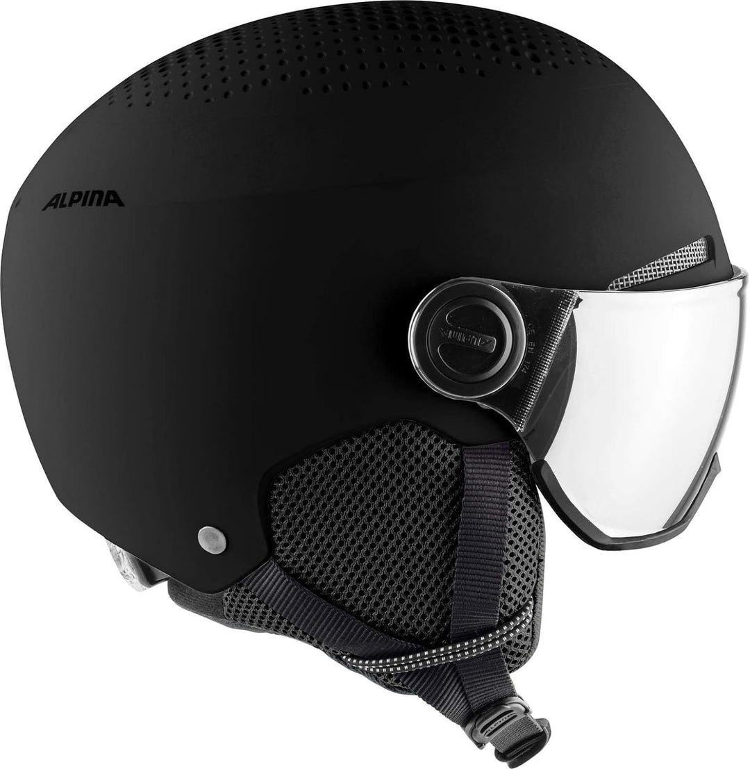 ALPINA ARBER VISOR Q-LITE - Hochwertiger & Leichter Skihelm Mit Kontrastverstärkendem Visier Für Erw