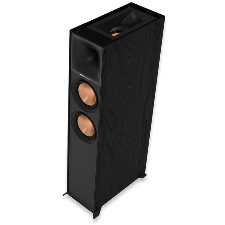 Klipsch R-605FA Black (Einheit) - Schwarzer Bodenlautsprecher mit Dolby Atmos - Woofer 6,5 Zoll