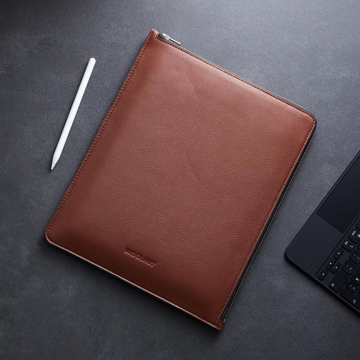 Woolnut Leder Folio Case Hülle Tasche für iPad Pro 12.9 Zoll - Cognac Braun 12.9-inch iPad Pro Cogna