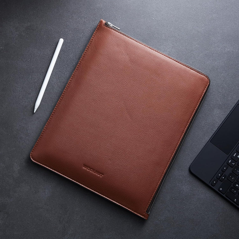 Woolnut Leder Folio Case Hülle Tasche für iPad Pro 12.9 Zoll - Cognac Braun 12.9-inch iPad Pro Cogna