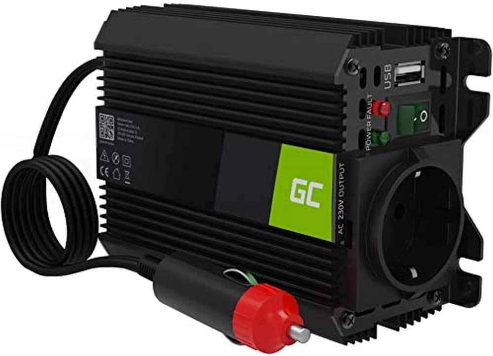 Green Cell PRO 150W/300W 12V auf 230V Sine Wave Volt kfz Spannungswandler Wechselrichter Power Solar