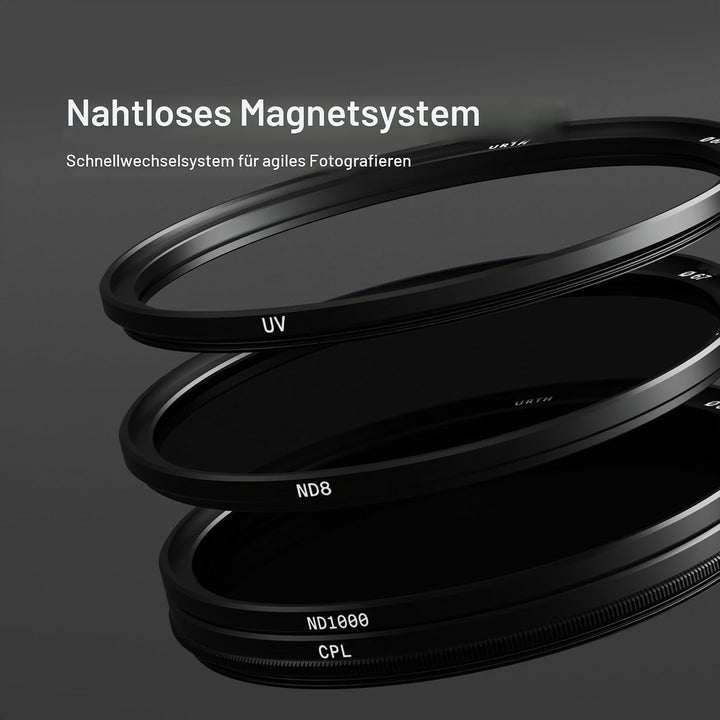 Urth 43mm Magnetisches UV, Polfilter (CPL), ND8, ND1000 Filter Kit (Plus+), 43mm magnetisch