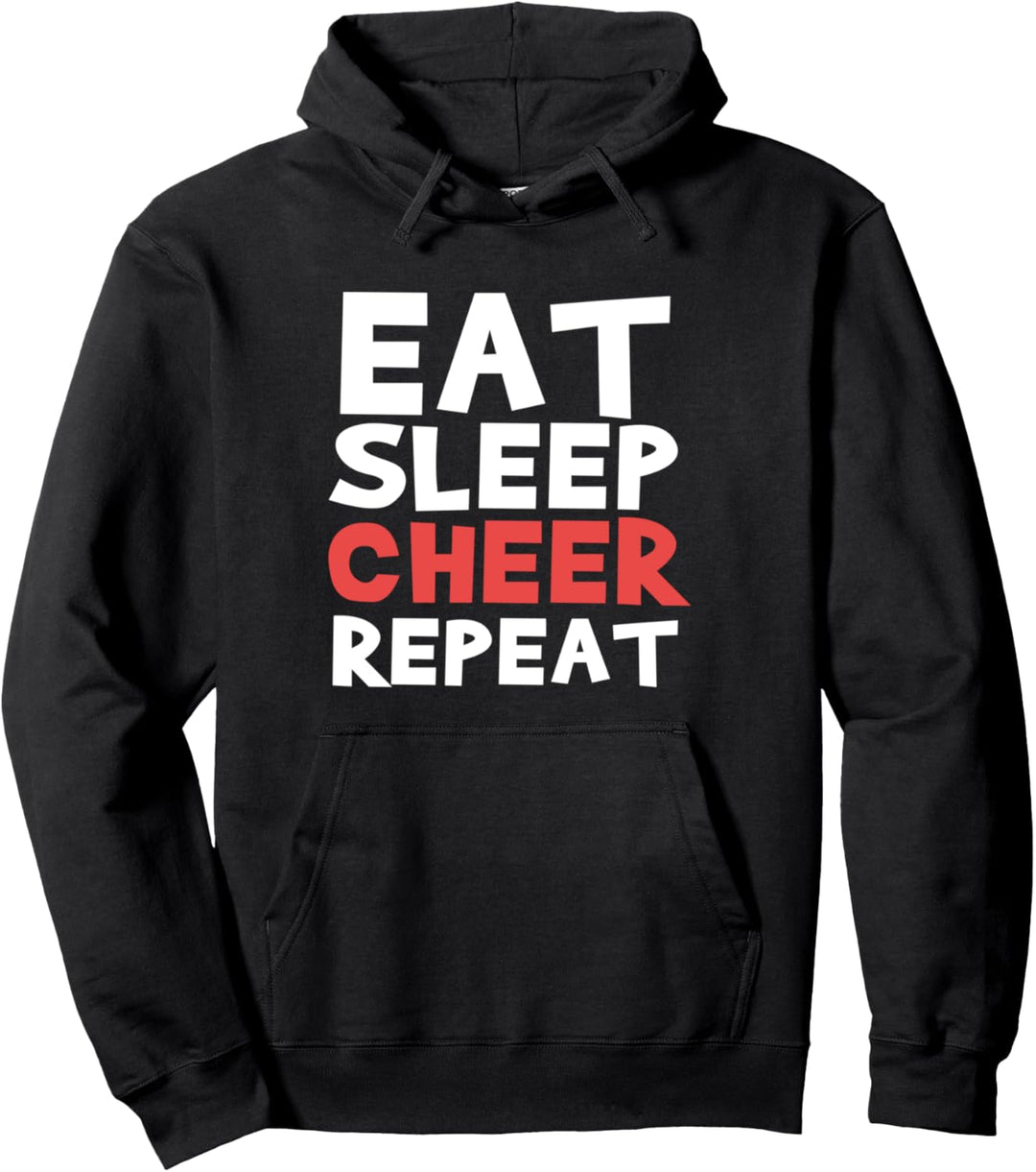 Eat Sleep Cheerleader Gift Ideas Cheer Gifts Pullover Hoodie