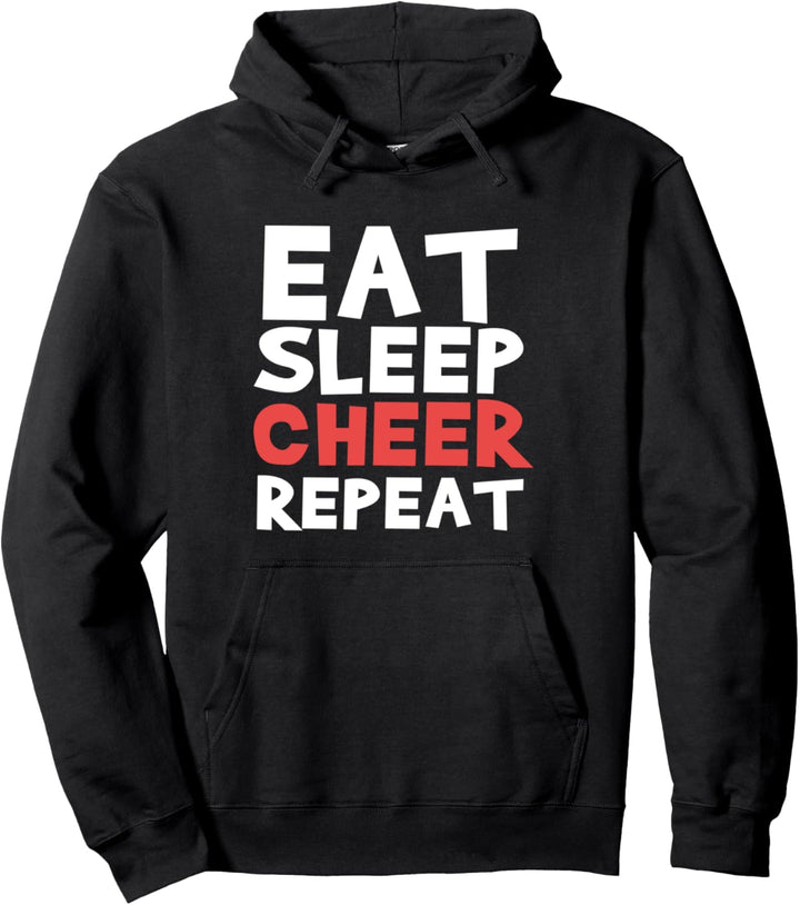 Eat Sleep Cheerleader Gift Ideas Cheer Gifts Pullover Hoodie