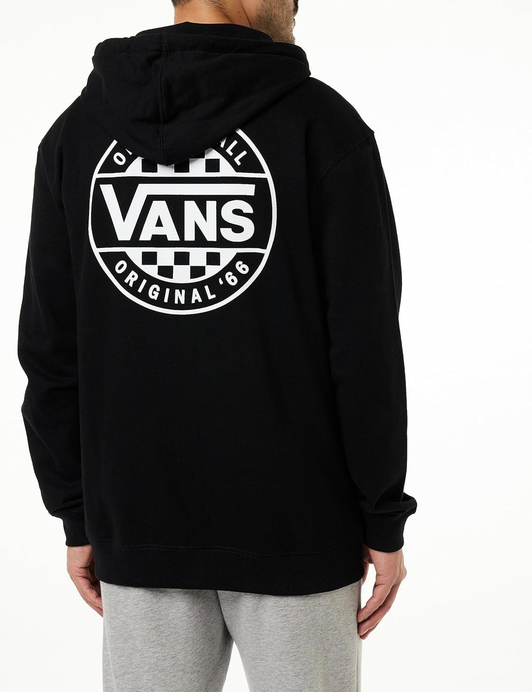 Vans Herren Original Zip Hooded Sweatshirt S Schwarz, S Schwarz