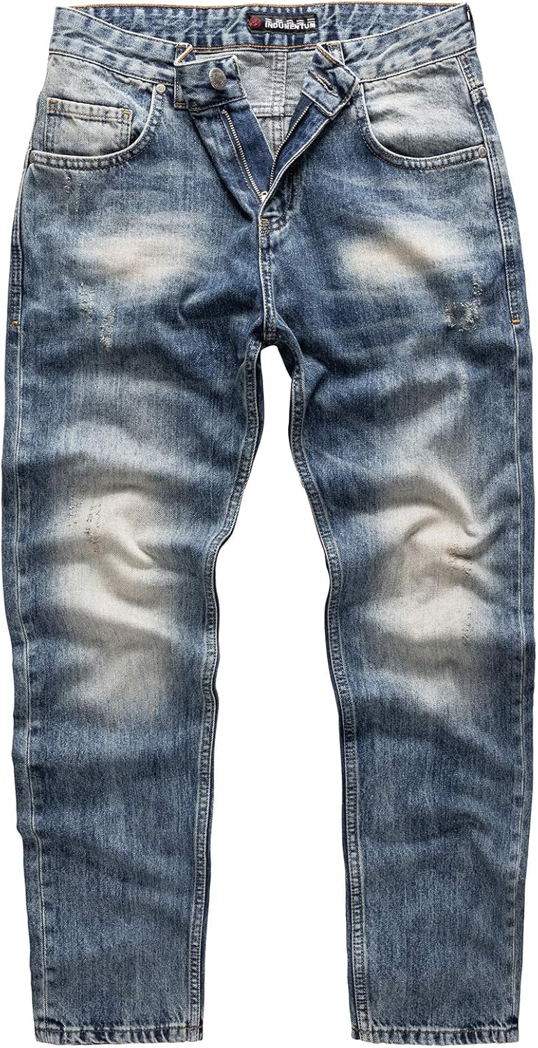 Indumentum Jeans Herren Regular Fit Hose 36W / 36L Blau - Ir500, 36W / 36L Blau - Ir500