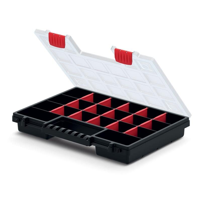 rg-vertrieb 5X Sortimentskasten Werkzeugkiste Organizer Set 5 Stück Sortierbox NORS Kleinteilemagazi