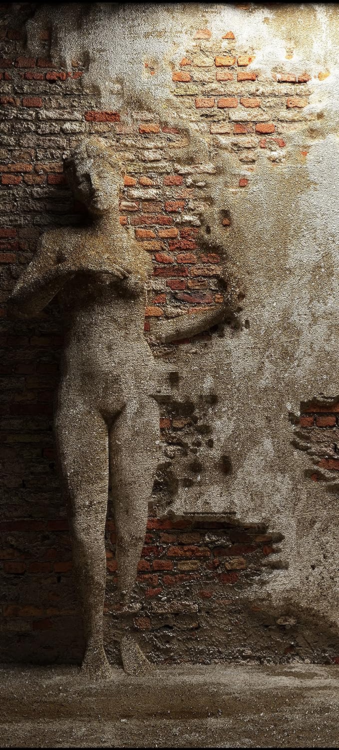 wandmotiv24 Türtapete Antike Frauen Skulpturen 80 x 200cm (B x H) - selbstklebende Strukturtapete St