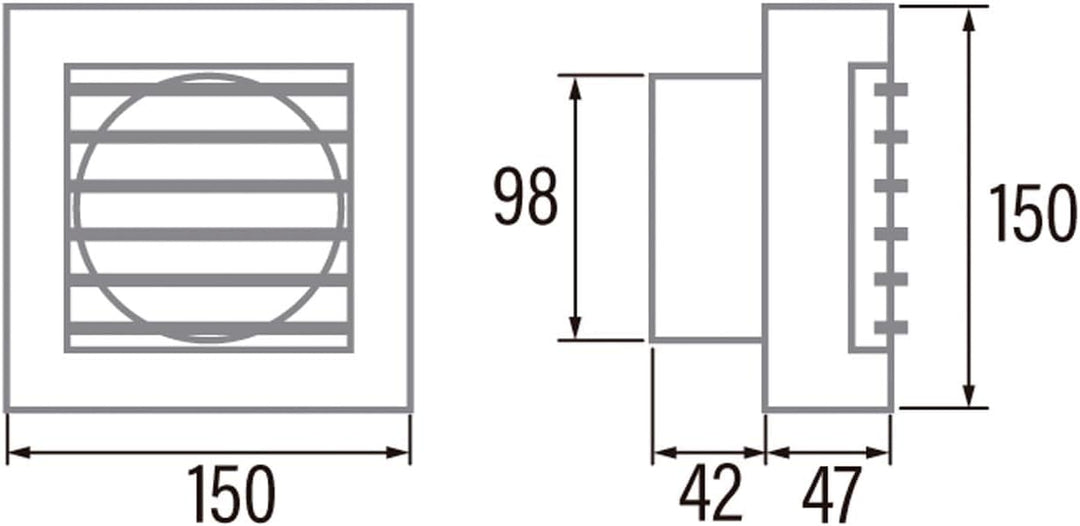 Cata M1689 – Badentlüfter B 10 Matic mit Timer