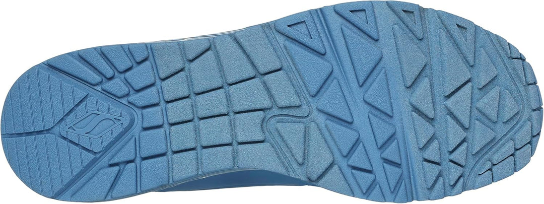 Skechers Herren UNO Stand On Air Sneaker 39.5 EU Blaues Durabuck Mesh, 39.5 EU Blaues Durabuck Mesh