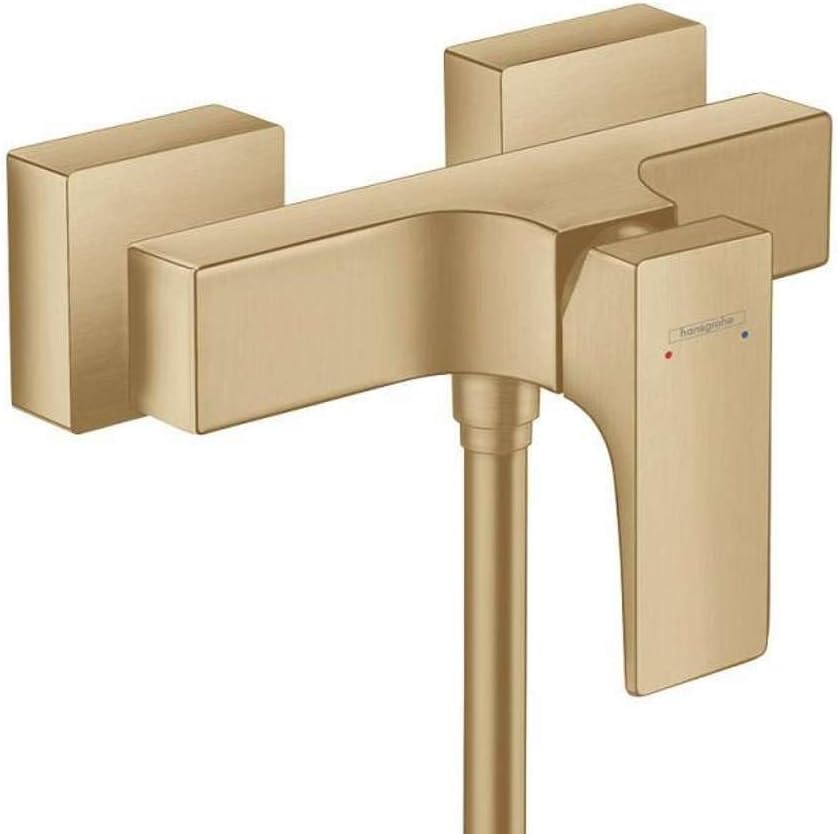 hansgrohe Duscharmatur Metropol , Aufputz Einhebel-Brausemischer, Brushed Bronze Brushed Bronze Hebe