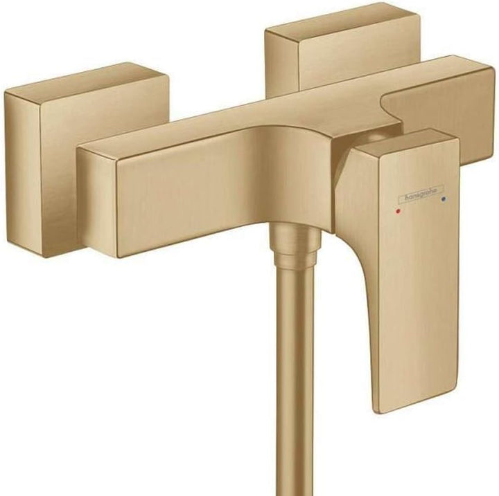 hansgrohe Duscharmatur Metropol , Aufputz Einhebel-Brausemischer, Brushed Bronze Brushed Bronze Hebe