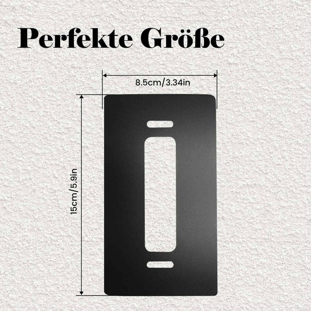 Edelstahl Blende für Ring Videotürklingel Pro Kabel/Video Doorbell Pro1 2 – Robuste Halterung und Zu