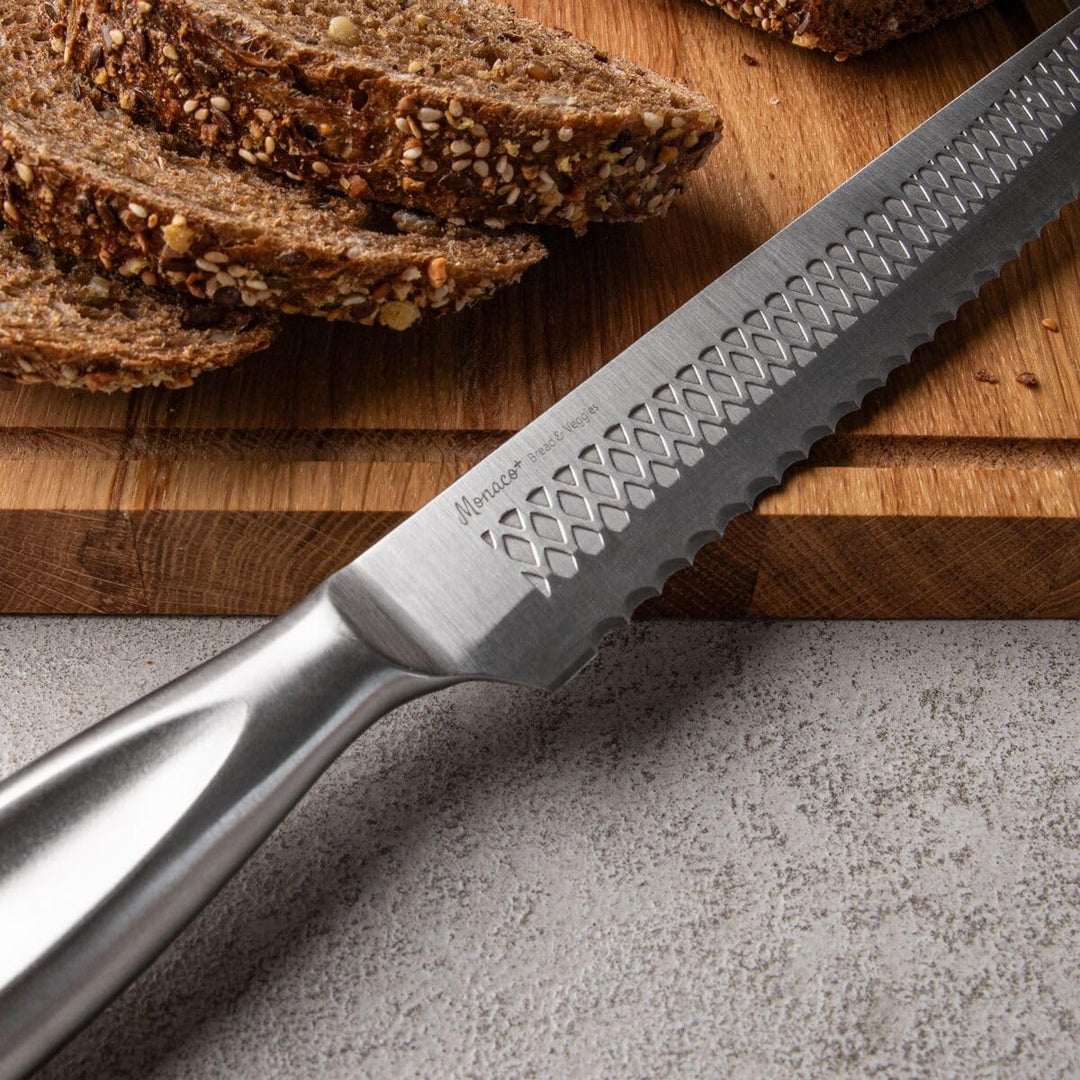 BOSKA Brotmesser Monaco+ / Professionelles Brotmesser/Edelstahl/Rasiermesserscharf/Ergonomisch/Langl